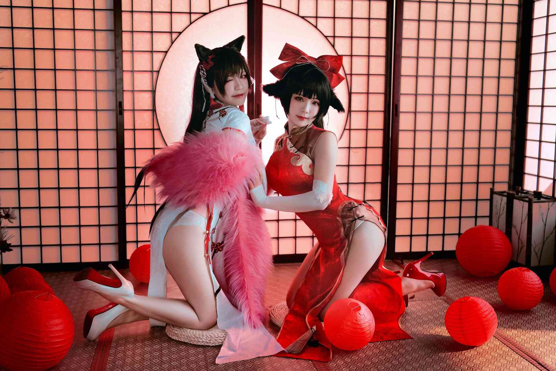 半半子愛宕x高雄,チャイナ服 半半子 Banbanko、婉Yue